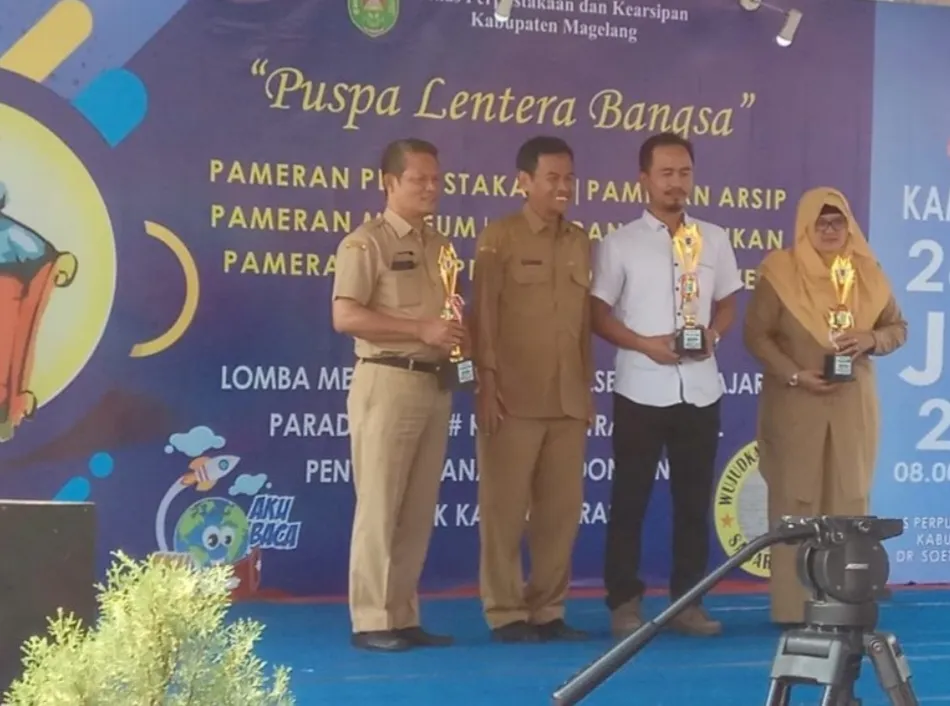 Rumah Literasi SMK Muhammadiyah 2 Muntilan Peringkat ke 3 Stand Terbaik Se Kabupaten Magelang