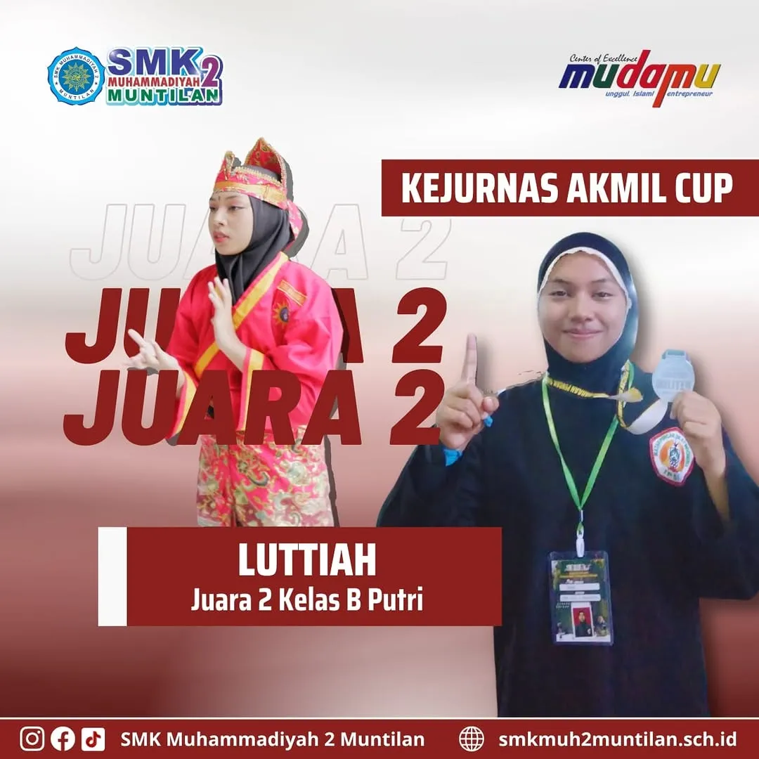 Juara 2 kelas B putri
