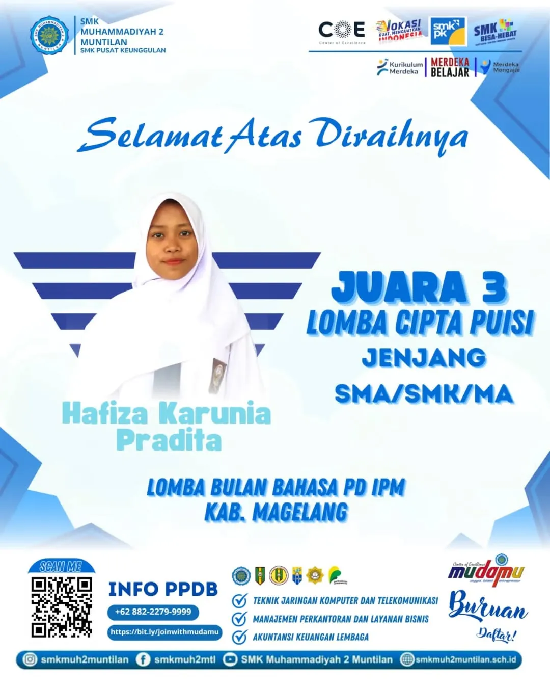 Juara 3 lomba cipta puisi