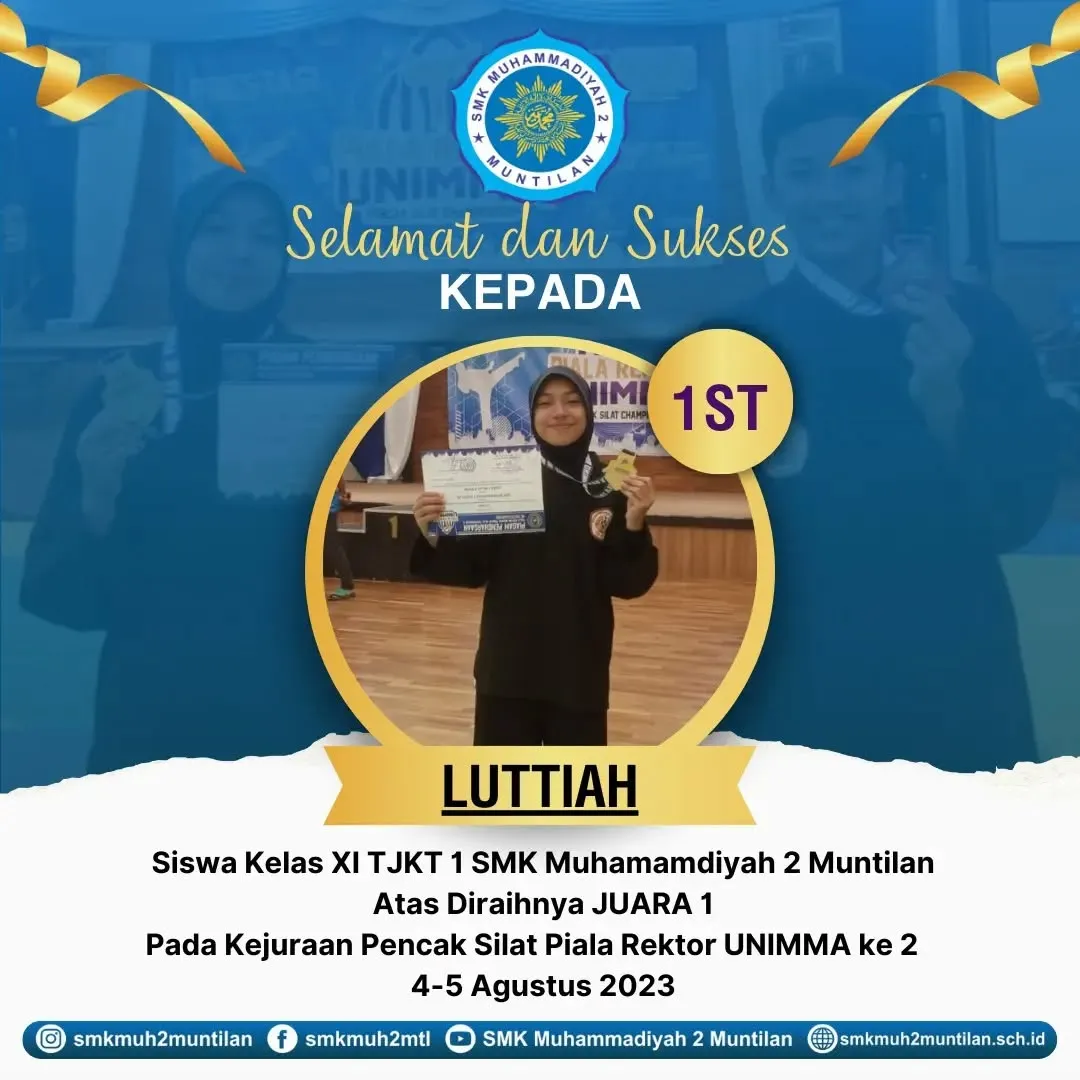 juara 1 pencak silat piala Rektor Unimma ke 2, 4-5 Agustus 2023