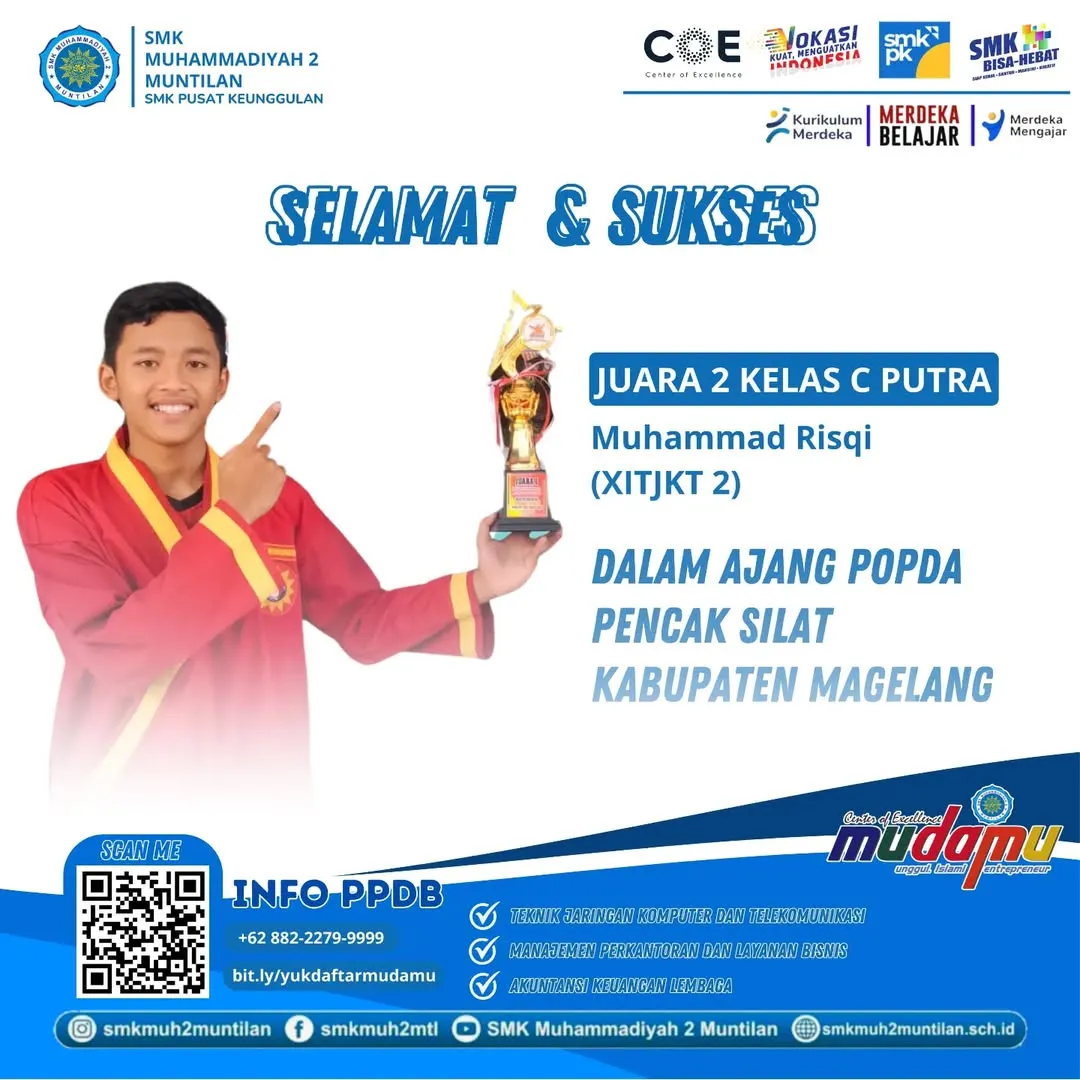 Juara 2 kelas C putra