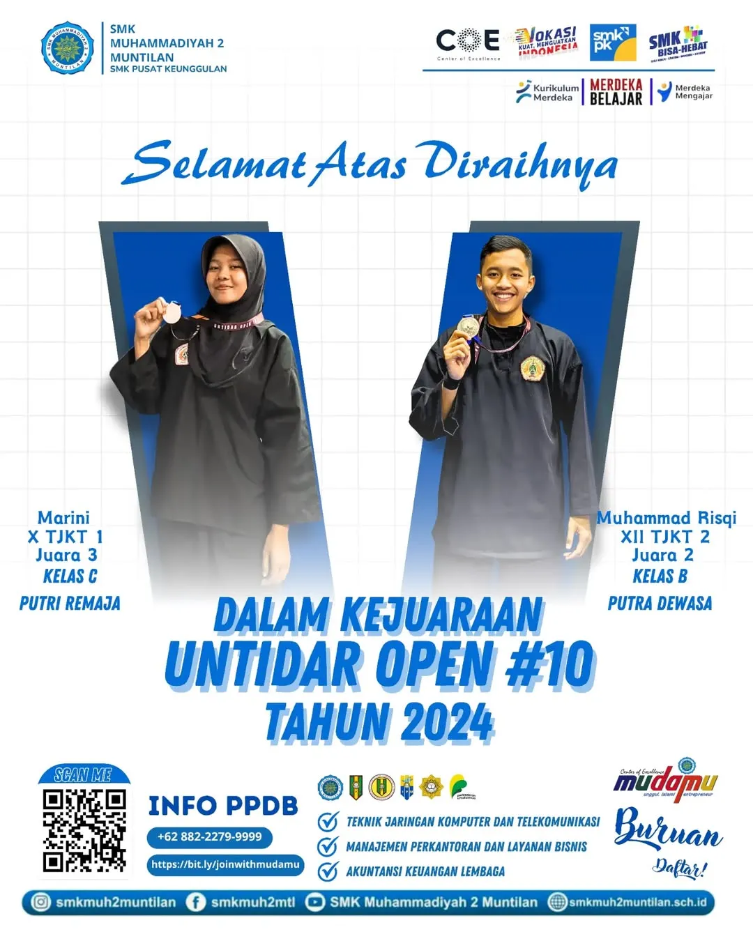 Kejuaraan UNTIDAR open #10 tahun 2024