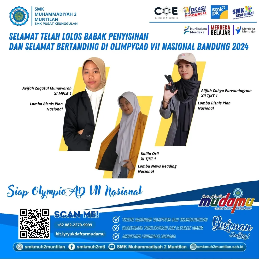 olympicad VII Nasional Bandung 6-8 Maret 2024