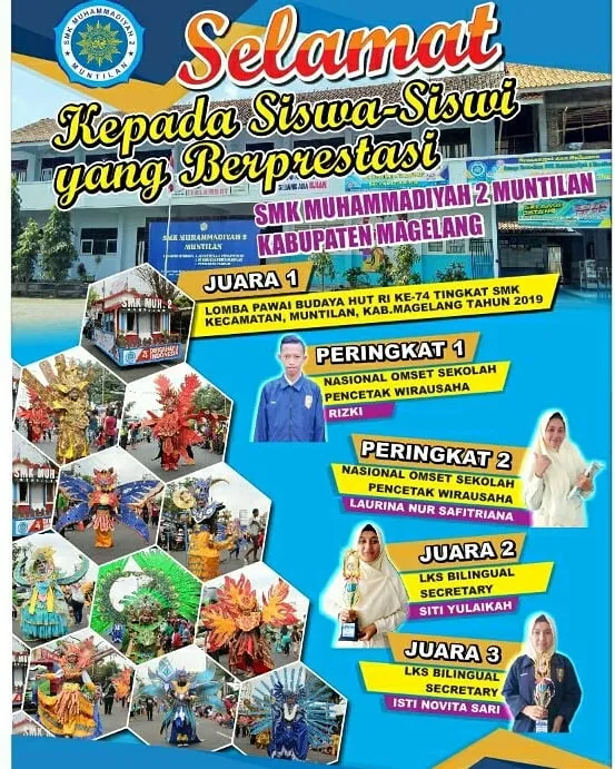 Siswa Siswi Berprestasi SMK Muhammadiyah 2 Muntilan