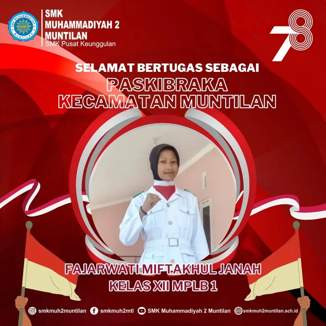 Paskibra kecamatan muntilan
