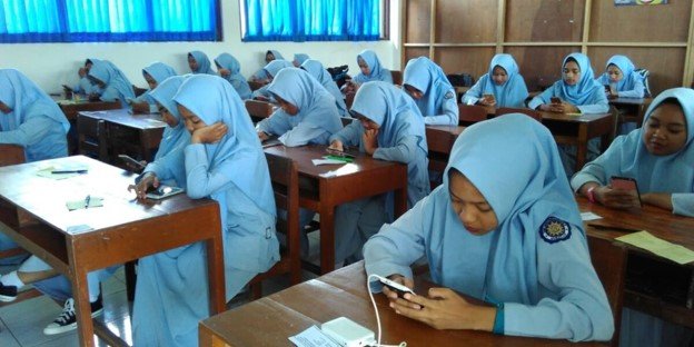 Canggih, SMK Muhammadiyah 2 Muntilan Terapkan UKK Berbasis Android